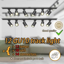 GU10 Track Light Smart Home Replace Dimming Bulb Spotlights Rail Lighting Kitchen Spot Light Ceiling 110V Decor Light Fixture