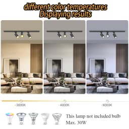 GU10 Track Light Smart Home Replace Dimming Bulb Spotlights Rail Lighting Kitchen Spot Light Ceiling 110V Decor Light Fixture