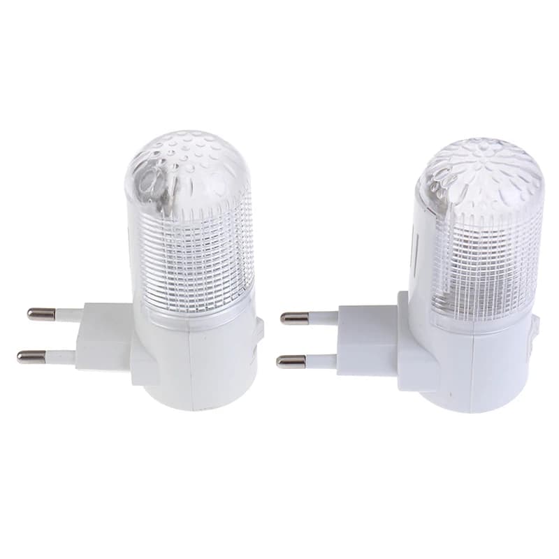 2pcs Emergency Light Wall Lamp Home Lighting LED Night Light EU Plug Bedside Lamp Wall Mounted Energy-efficient 4 LEDs 3W