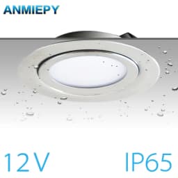 IP65 Spotlight 3W 5W 7W DC 12V Stainless Steel 304 LED Safety Voltage Ultra-thin Home Kitchen Dining Spot Lighting 14mm Slim