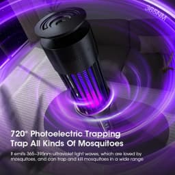 Electric Mosquito Killer Lamps Mute Insect Trap Camping Lantern Mosquito Killer Lamp USB Timing Outdoor Insect Killer Repellent