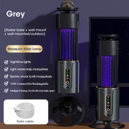 Electric Mosquito Killer Lamps Mute Insect Trap Camping Lantern Mosquito Killer Lamp USB Timing Outdoor Insect Killer Repellent