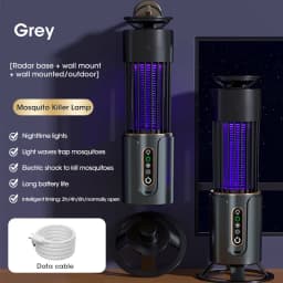 Electric Mosquito Killer Lamps Mute Insect Trap Camping Lantern Mosquito Killer Lamp USB Timing Outdoor Insect Killer Repellent