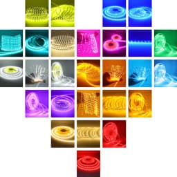 12V 24V 5m 10m LED Strip 5mm 8mm PCB Light 2835 120Leds/m White Red Pink Purple Ice Blue Flexible Tape Backlights for Decoration