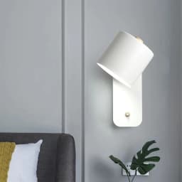 LED Wall Lamp Nordic Bedside Adjustable Reading Wall Lights Indoor Bedroom Closets Lighting Sconces Home Decor Lamps with Switch