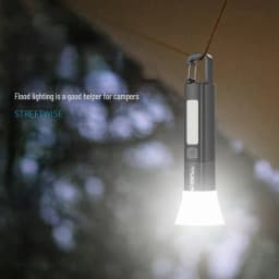 SMILING SHARK Outdoor Flashlight Portable Strong Lights Variable Focus with Home Camping Fishing Walking Lighting Lamp