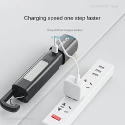 SMILING SHARK Outdoor Flashlight Portable Strong Lights Variable Focus with Home Camping Fishing Walking Lighting Lamp
