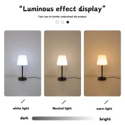 Creative Cream Style Desk Lamp, USB Powered Tri Color Ambient Light Suitable for Bedrooms, Study Rooms, Living Rooms, Etc