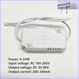 LED Driver Adapter For LED Lighting AC165-265V Non-Isolating Transformer For LED Ceiling Light Replacement 8-24W 30-50W 60-80W