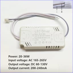 LED Driver Adapter For LED Lighting AC165-265V Non-Isolating Transformer For LED Ceiling Light Replacement 8-24W 30-50W 60-80W