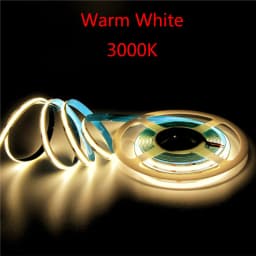 SUMBULBS FCOB LED Strip Light 480 Chips/M LED COB 12V Warm Nature Cool White for Bedroom Stage Home TV DIY Lighting Decoration