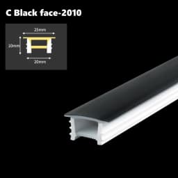Black Flexible LED Silicone Neon Tube Waterproof Silica Gel Ribbon Rope Strip Light Living Room Decor Linear Lamp 1616 2020 3020