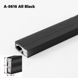 Black Flexible LED Silicone Neon Tube Waterproof Silica Gel Ribbon Rope Strip Light Living Room Decor Linear Lamp 1616 2020 3020