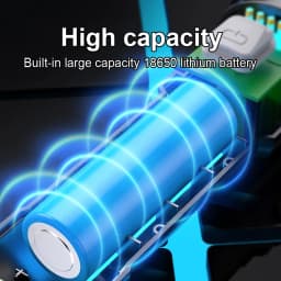 2000000LM Ultra-High Power Flashlight Digital Electronic Display Waterproof Torch Zoom Hand Light Outdoor Camping Lantern