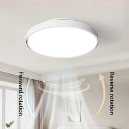 LED Ceiling Fan Lamp with Modern Bladeless Design Quiet Strong Wind Remote Control Adjustable Brightness Household Fan Light