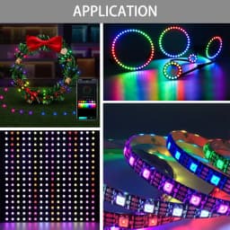 Mini WS2812B WS2811 LED Pixels Strip Light Controller 3Keys USB DC SP621E Music Bluetooth APP Control DC5V-24V