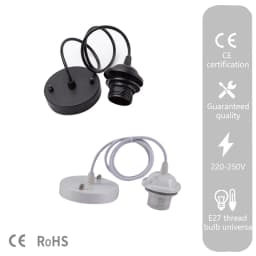 Vintage Edison Lamp Base Full Tooth E26 E27 Screw Ceiling Light Pendant Light Holder Socket Base for Retro Incandescent Filament