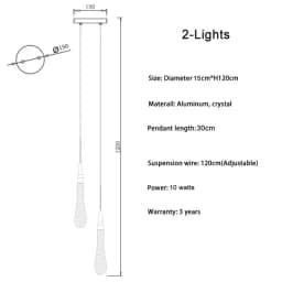 2026 New Modern LED Crystal Ceiling Chandelier Lustre Applicable To Restaurant  Stair Living Room Bedroom Lamp Art Ceiling Light