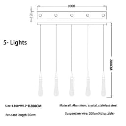 2026 New Modern LED Crystal Ceiling Chandelier Lustre Applicable To Restaurant  Stair Living Room Bedroom Lamp Art Ceiling Light