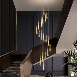 2026 New Modern LED Crystal Ceiling Chandelier Lustre Applicable To Restaurant  Stair Living Room Bedroom Lamp Art Ceiling Light