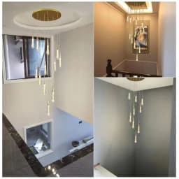 2026 New Modern LED Crystal Ceiling Chandelier Lustre Applicable To Restaurant  Stair Living Room Bedroom Lamp Art Ceiling Light