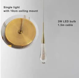 2026 New Modern LED Crystal Ceiling Chandelier Lustre Applicable To Restaurant  Stair Living Room Bedroom Lamp Art Ceiling Light