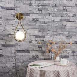 Nordic Simple Glass Ball Wall Lamps Modern Iron Water Drop Wall Lamp LED Decorative Lighting Fixtures of Living Room Bedroom G9