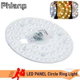 Phlanp LED Ring PANEL Circle Light 12W 18W 24W 36W SMD2835 AC 220V LED Square Ceiling Board The Circular Lamp Board LED Source