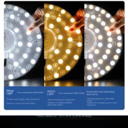 Phlanp LED Ring PANEL Circle Light 12W 18W 24W 36W SMD2835 AC 220V LED Square Ceiling Board The Circular Lamp Board LED Source