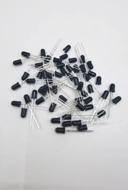 3mm 5mm IR LED Emitting Diode 850nm 940nm Emitter Receiver Infrared Transmitter Phototransistor Photodiode Invisible DIY PCB