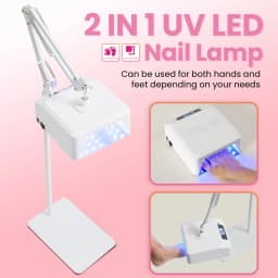 35W UV LED Nail Lamp Rechargeable Wireless LED Foot Curing Light for Manicure Gel Drying Light Beauty Nail Art Pedicure UV Lamp
