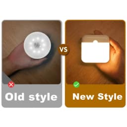 USB Rechargeable Motion Sensor LED Night Light Wall With Switch Bedroom Night Lamp Kitchen Closet Cabinet Lights Nightlight