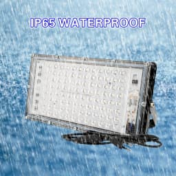 Led UV Floodlight 110V 220V 50W 100W Party Light 395nm 400nm IP65 Waterproof Ultraviolet Fluorescent Stage Lamp with US/EU Plug