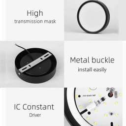 LED Down Light Spot Led Lights Fodable Downlight Ceiling Spots 220V 5W/10/15/25W Surface Mounted Lamp Kitchen Bedroom Indoor