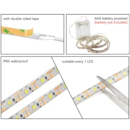 DC 5V USB LED Strip Light 2835 SMD Flexible LED Ribbon Tape 60Leds Battery Powered TV Backlight Ceiling Cabinet Light Night Lamp