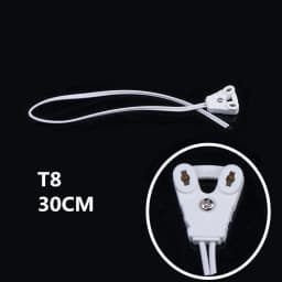 ZHMZH 4 Pcs/Lot T8 Lamp Holder T8 Light Box Line Lamps Socket Cable Holder Lights Base Wire For T8 Fluorescent Tube
