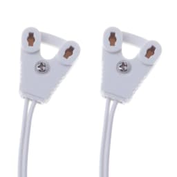 ZHMZH 4 Pcs/Lot T8 Lamp Holder T8 Light Box Line Lamps Socket Cable Holder Lights Base Wire For T8 Fluorescent Tube