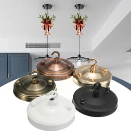 Lamp Part Ceiling Plate Holder Fitting Hook Light Living Room Pendant Plate Replacements Rose 10.5x6cm Cafe Chandelier