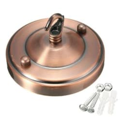 Lamp Part Ceiling Plate Holder Fitting Hook Light Living Room Pendant Plate Replacements Rose 10.5x6cm Cafe Chandelier
