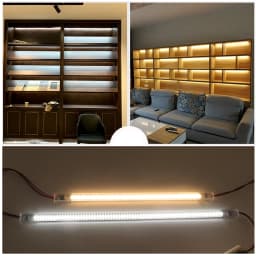 30/40/50cm LED Rigid Light Strip High Brightness 6W LED Fluorescent Floodlight Tube Bar Industries Showcase Display Lamp AC220V