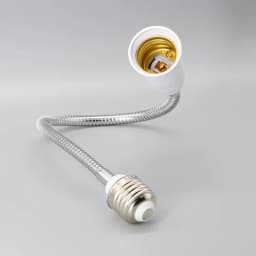 16CM 20CM 30CM 35CM 50CM 60CM Flexible E27 to E27 LED Bulb Extension Lamp Holder Light Socket 110V-220V LED Lamp Holder Converte