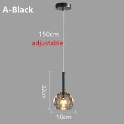 LED Nordic Modern Small Chandelier G9 AC90-260V Bedroom Bedside Chandelier Dining Room Living Room Bar Creative Crystal Light