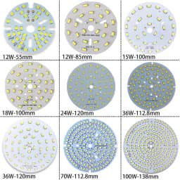 LED Light Source With 15cm Plug Wire 3W 5W 7W 9W 12W 15W 18W 24W 36W Round Light Panel  Modification Light Panel DIY Light Bulb