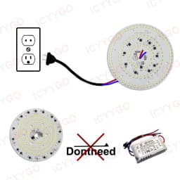 50W 100W 150W 220V Industrial And Mining Light Panel SMD2835 High Power Suitable For Factory Garage Warehouse Industrial Lightin