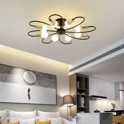 E27 Ceiling Lamp Modern Decor Home Lighting Fixture Retro Industrial Chandelier Wrought Iron LED Decoration Pendant Lights