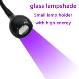 UV 5W Curing Lamp Silent Foot Switch No Noise Nail And Eyelash Grafting Adhesive Curing Lamp