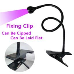 UV 5W Curing Lamp Silent Foot Switch No Noise Nail And Eyelash Grafting Adhesive Curing Lamp