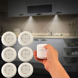 1/2/4/8/10 Super Bright LED Under Cabinet Light Wireless Remote Control Dimmable Wardrobe Night Lamp Home Bedroom Closet Kitchen