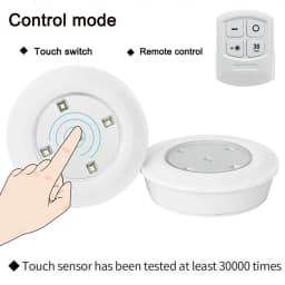 1/2/4/8/10 Super Bright LED Under Cabinet Light Wireless Remote Control Dimmable Wardrobe Night Lamp Home Bedroom Closet Kitchen