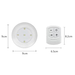 1/2/4/8/10 Super Bright LED Under Cabinet Light Wireless Remote Control Dimmable Wardrobe Night Lamp Home Bedroom Closet Kitchen